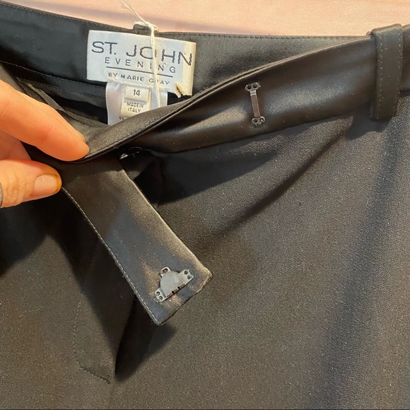 St. John Evening Tuxedo Waistband Pant 🌵 14• VINTAGE - Picture 4 of 15